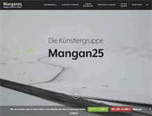 Tablet Screenshot of mangan25.de